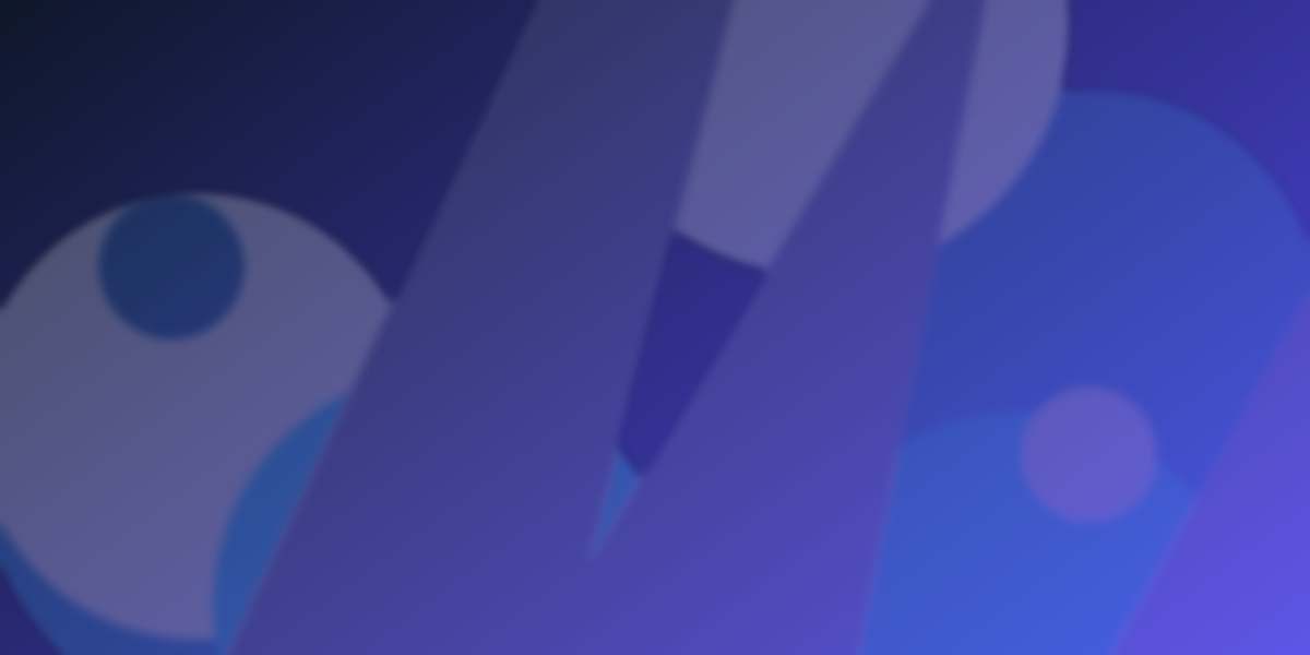 Abstract indigo and blue gradient used as the home page banner